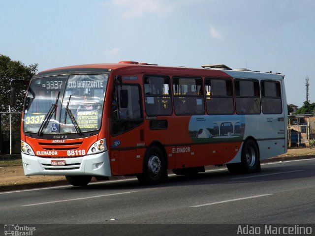 Viação Novo Retiro 88118 na cidade de Betim, Minas Gerais, Brasil, por Adão Raimundo Marcelino. ID da foto: 2876088.