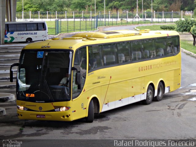 Viação Itapemirim 5511 na cidade de Aracaju, Sergipe, Brasil, por Rafael Rodrigues Forencio. ID da foto: 2874891.