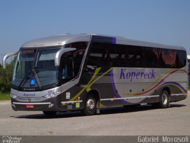 Kopereck Turismo 590 na cidade de Pelotas, Rio Grande do Sul, Brasil, por Gabriel  Morosoli. Número da foto: #2876654.