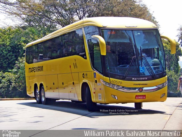 Viação Itapemirim 60579 na cidade de São Paulo, São Paulo, Brasil, por William Patrick Galvão Nascimento. ID da foto: 2876742.