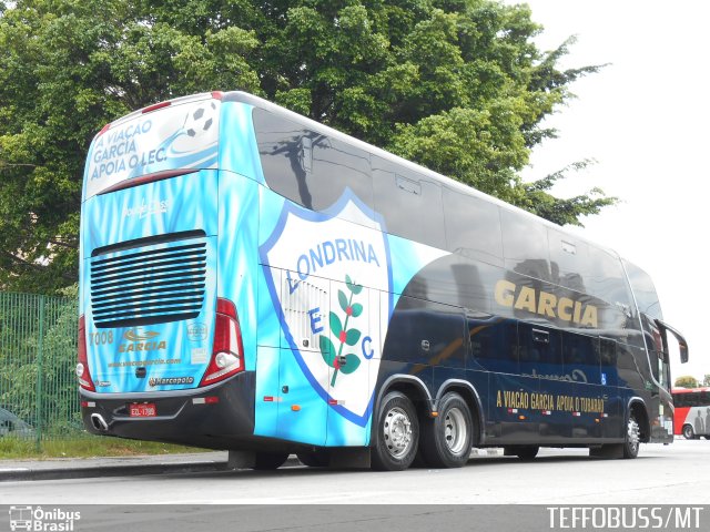 Viação Garcia 7008 na cidade de São Paulo, São Paulo, Brasil, por Stefano  Rodrigues dos Santos. Número da foto: #2877653.