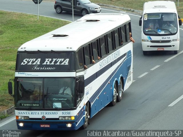 VSR - Viação Santa Rita 9350 na cidade de Aparecida, São Paulo, Brasil, por Fabio Alcantara. ID da foto: 2878700.