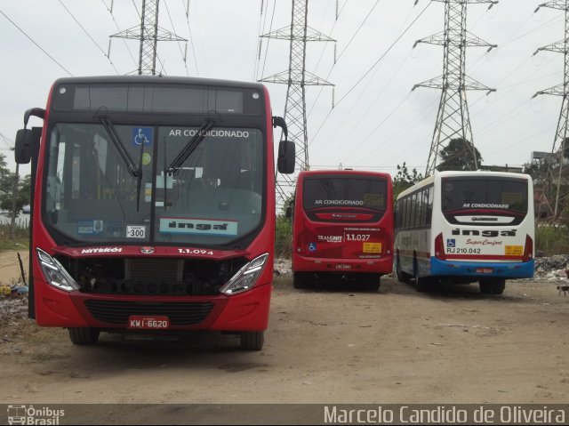 Auto Lotação Ingá 1.1.094 na cidade de São Gonçalo, Rio de Janeiro, Brasil, por Marcelo Candido de Oliveira. Número da foto: #2878380.