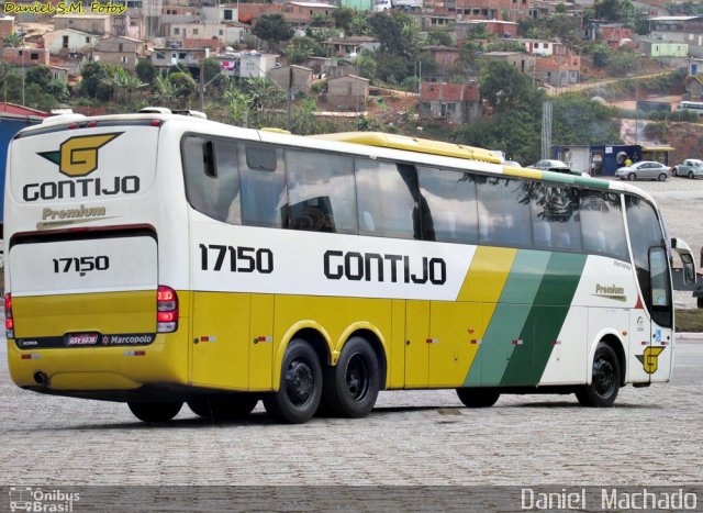 Empresa Gontijo de Transportes 17150 na cidade de João Monlevade, Minas Gerais, Brasil, por Daniel  Machado. Número da foto: #2816040.