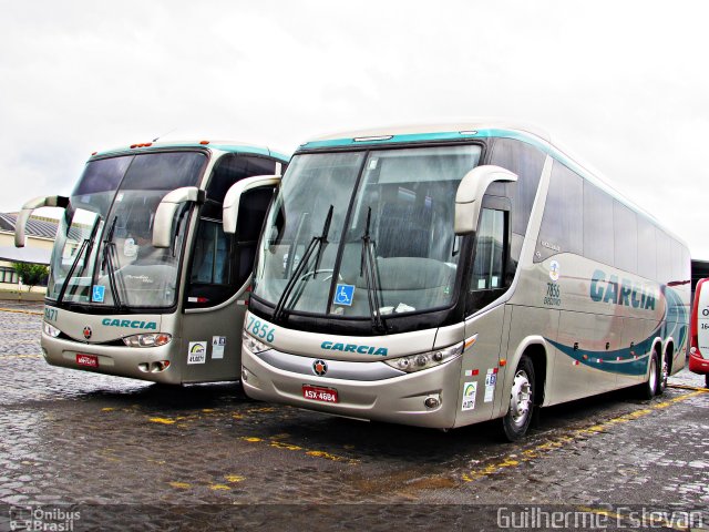 Viação Garcia 7856 na cidade de Londrina, Paraná, Brasil, por Guilherme Estevan. Número da foto: #2816915.