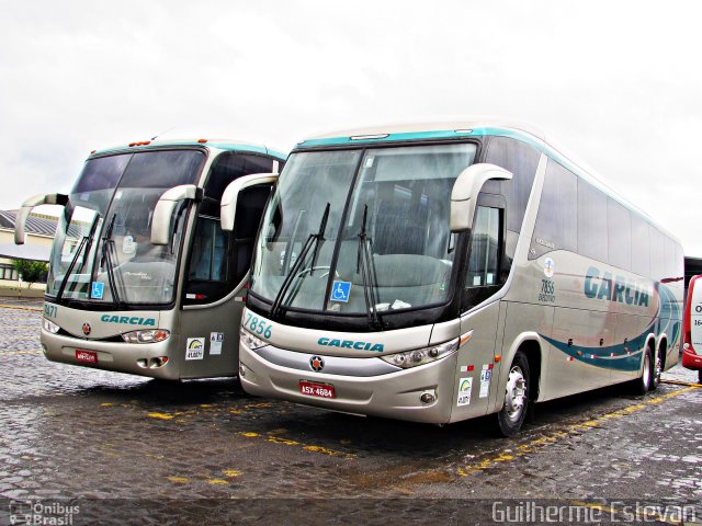 Viação Garcia 7856 na cidade de Londrina, Paraná, Brasil, por Guilherme Estevan. ID da foto: 2816915.