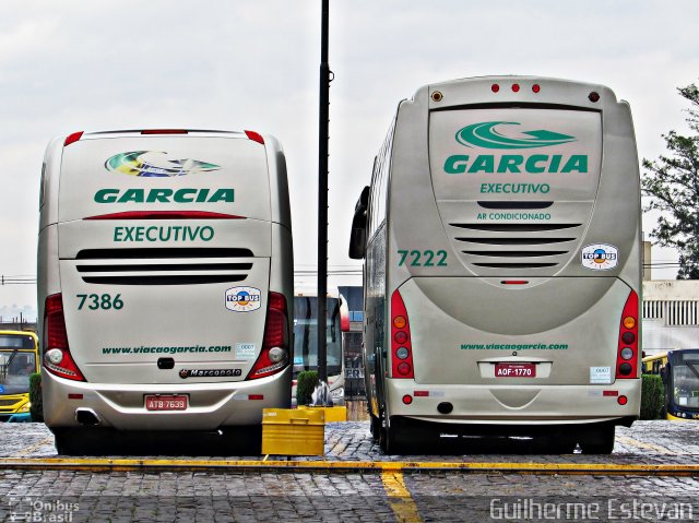 Viação Garcia 7222 na cidade de Londrina, Paraná, Brasil, por Guilherme Estevan. Número da foto: #2816906.