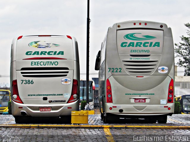 Viação Garcia 7222 na cidade de Londrina, Paraná, Brasil, por Guilherme Estevan. ID da foto: 2816906.