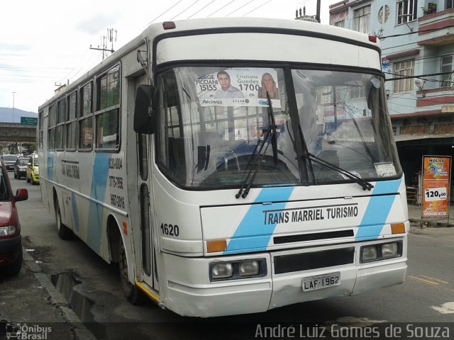 Trans Marriel Turismo 1620 na cidade de Rio de Janeiro, Rio de Janeiro, Brasil, por André Luiz Gomes de Souza. ID da foto: 2816695.