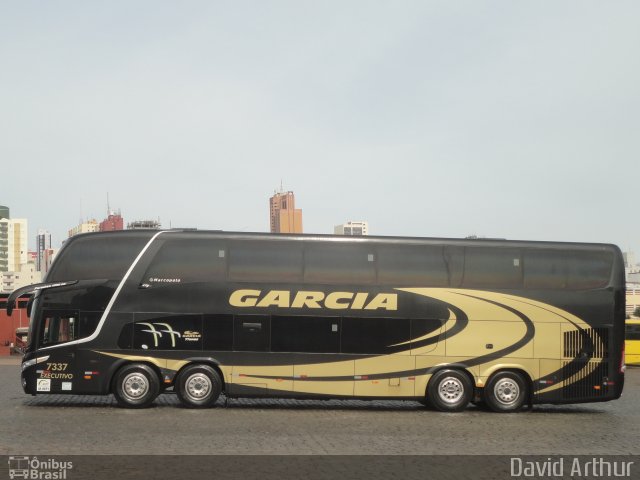 Viação Garcia 7337 na cidade de Londrina, Paraná, Brasil, por David Arthur. Número da foto: #2819072.