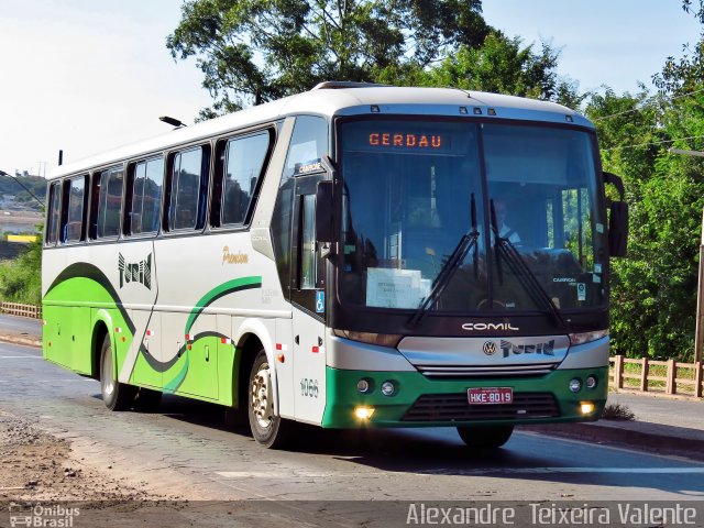 Turin Transportes 1066 na cidade de Conselheiro Lafaiete, Minas Gerais, Brasil, por Alexandre  Teixeira Valente. ID da foto: 2818258.