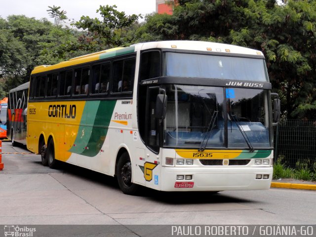 Empresa Gontijo de Transportes 15635 na cidade de São Paulo, São Paulo, Brasil, por Paulo Roberto de Morais Amorim. ID da foto: 2817839.