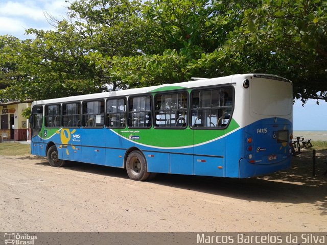 Serramar Transporte Coletivo 14115 na cidade de Serra, Espírito Santo, Brasil, por Marcos Barcelos da Silva. ID da foto: 2818922.