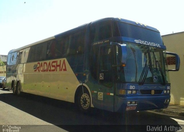 Radasha Turismo 810 na cidade de Araraquara, São Paulo, Brasil, por David Arthur. ID da foto: 2818383.