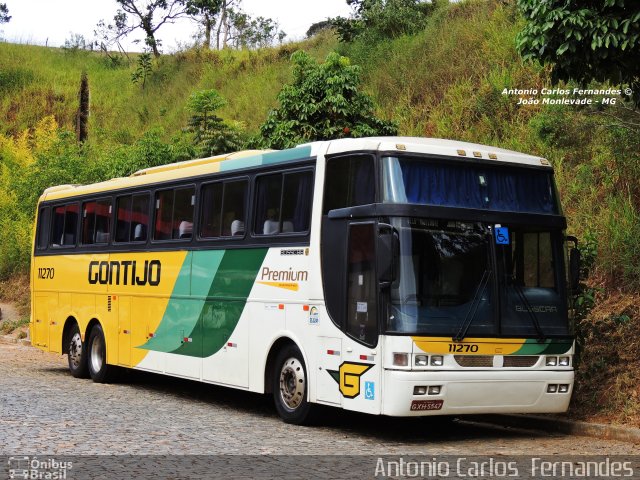 Empresa Gontijo de Transportes 11270 na cidade de João Monlevade, Minas Gerais, Brasil, por Antonio Carlos Fernandes. Número da foto: #2818436.