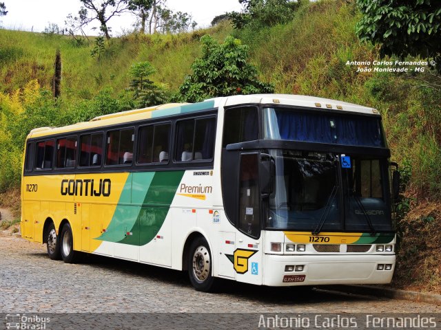 Empresa Gontijo de Transportes 11270 na cidade de João Monlevade, Minas Gerais, Brasil, por Antonio Carlos Fernandes. ID da foto: 2818436.