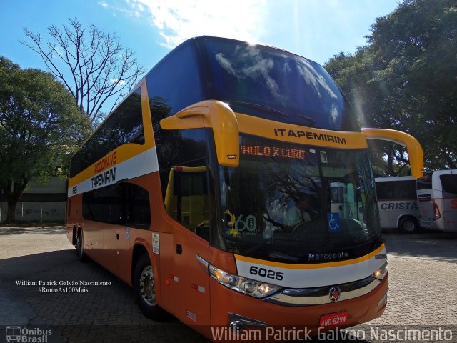 Viação Itapemirim 6025 na cidade de São Paulo, São Paulo, Brasil, por William Patrick Galvão Nascimento. Número da foto: #2818182.