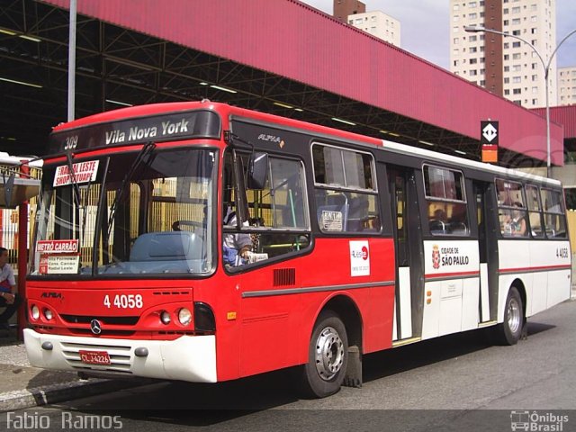 Nova Aliança  4 > Empresa de Transportes Novo Horizonte 4 4058 na cidade de São Paulo, São Paulo, Brasil, por Fabio  Ramos. Número da foto: #2820554.