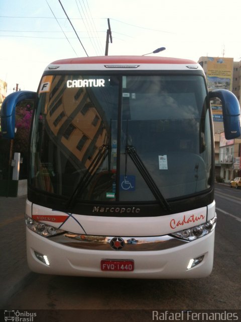 Cadatur Transportes e Turismo 1200 na cidade de Caldas Novas, Goiás, Brasil, por Rafael Fernandes. ID da foto: 2820810.