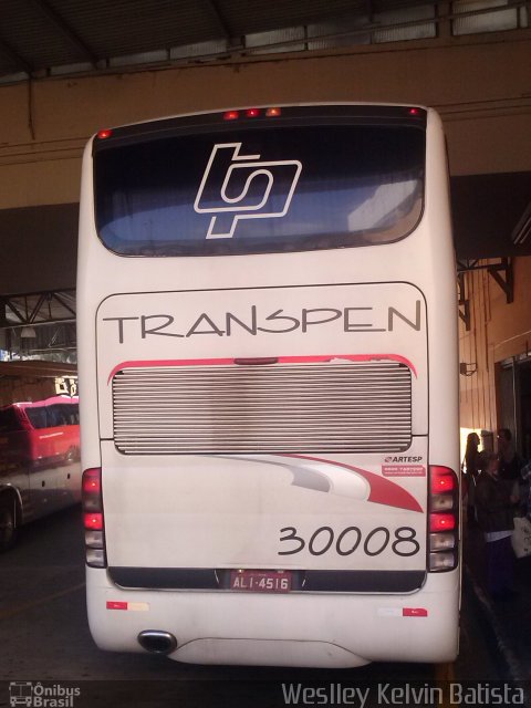 Transpen Transporte Coletivo e Encomendas 30008 na cidade de Sorocaba, São Paulo, Brasil, por Weslley Kelvin Batista. Número da foto: #2819629.