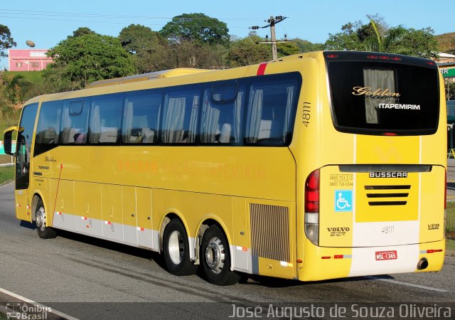 Viação Itapemirim 48111 na cidade de Barra do Piraí, Rio de Janeiro, Brasil, por José Augusto de Souza Oliveira. Número da foto: #2820211.