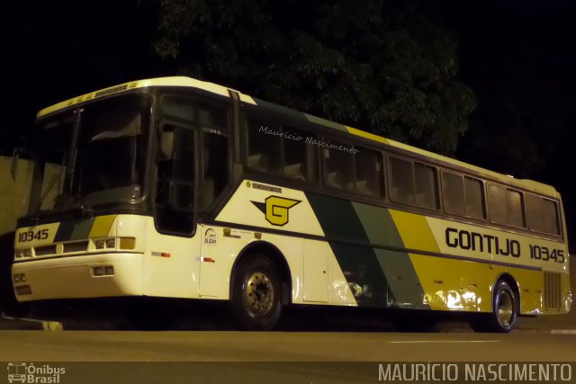 Empresa Gontijo de Transportes 10345 na cidade de Belo Horizonte, Minas Gerais, Brasil, por Maurício Nascimento. ID da foto: 2822138.