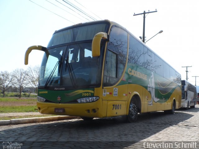 Expresso Caxiense 7001 na cidade de Santa Maria, Rio Grande do Sul, Brasil, por Cleverton Schmitt. Número da foto: #2819737.