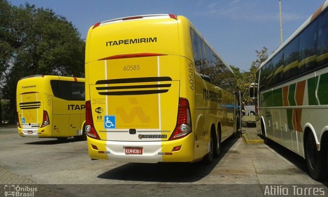 Viação Itapemirim 60585 na cidade de São Paulo, São Paulo, Brasil, por Atilio Torres. Número da foto: #2820834.