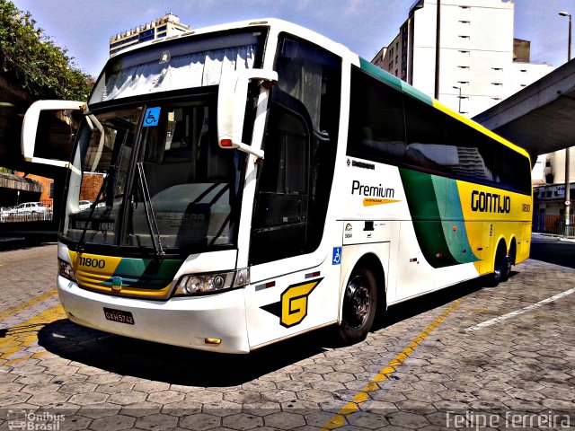 Empresa Gontijo de Transportes 11800 na cidade de Belo Horizonte, Minas Gerais, Brasil, por Felipe da Silva Ferreira. Número da foto: #2822978.