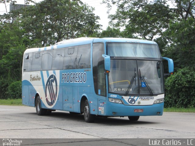 Auto Viação Progresso 6199 na cidade de Recife, Pernambuco, Brasil, por Luiz Carlos de Santana. ID da foto: 2823272.