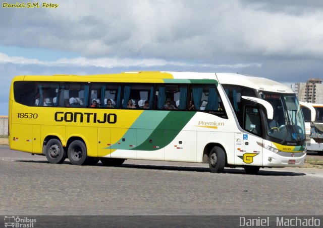 Empresa Gontijo de Transportes 18530 na cidade de Vitória da Conquista, Bahia, Brasil, por Daniel  Machado. Número da foto: #2823504.