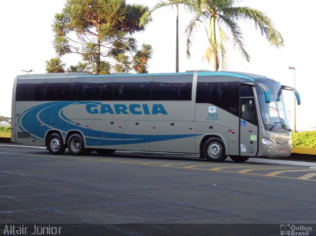 Viação Garcia 7502 na cidade de Londrina, Paraná, Brasil, por Altair Júnior. Número da foto: #2822722.