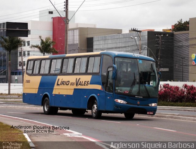 Viação Lírio dos Vales 7000 na cidade de Vitória, Espírito Santo, Brasil, por Anderson Siqueira Barbosa. ID da foto: 2823548.