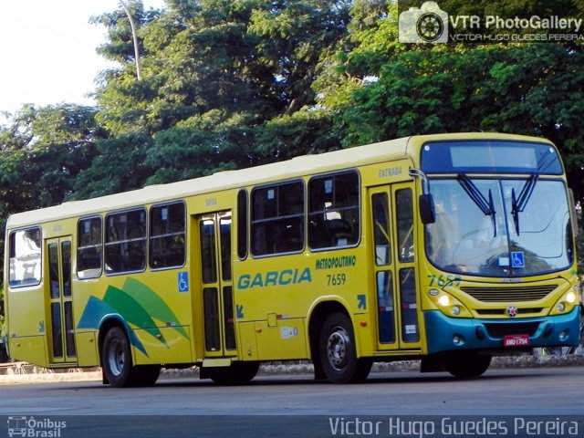 Viação Garcia 7659 na cidade de Maringá, Paraná, Brasil, por Victor Hugo Guedes Pereira. ID da foto: 2823700.