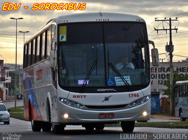 BBTT - Benfica Barueri Transporte e Turismo 1746 na cidade de Sorocaba, São Paulo, Brasil, por EDUARDO - SOROCABUS. Número da foto: #2826022.