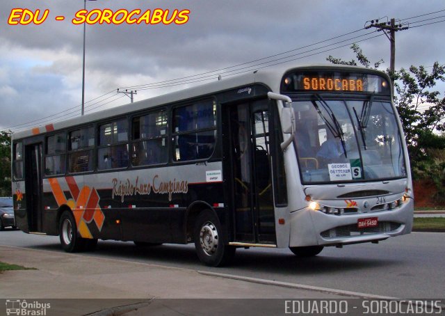 Rápido Campinas 248 na cidade de Sorocaba, São Paulo, Brasil, por EDUARDO - SOROCABUS. Número da foto: #2825954.