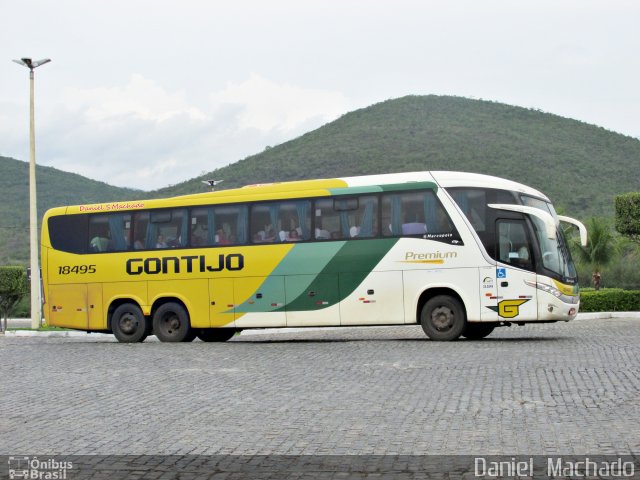Empresa Gontijo de Transportes 18495 na cidade de Jequié, Bahia, Brasil, por Daniel  Machado. Número da foto: #2825610.