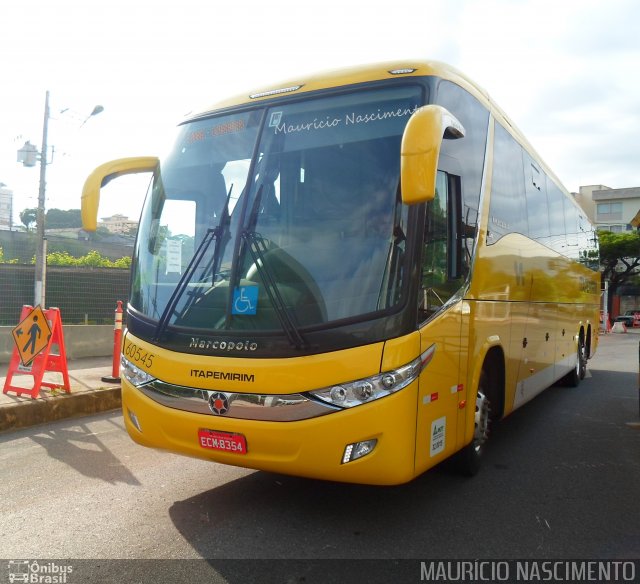 Viação Itapemirim 60545 na cidade de Belo Horizonte, Minas Gerais, Brasil, por Maurício Nascimento. Número da foto: #2828779.