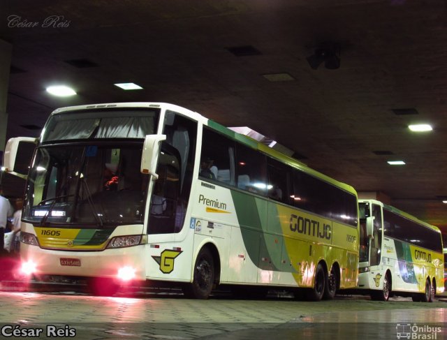 Empresa Gontijo de Transportes 11605 na cidade de Belo Horizonte, Minas Gerais, Brasil, por César Ônibus. ID da foto: 2828730.