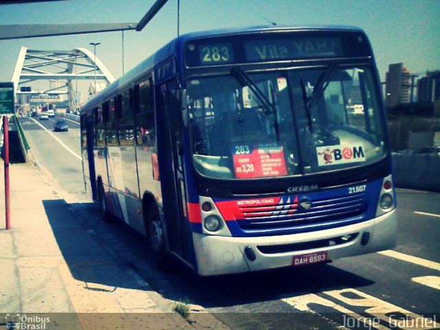 Viação Osasco 21.607 na cidade de Osasco, São Paulo, Brasil, por Jorge  Gabriel. Número da foto: #2827874.