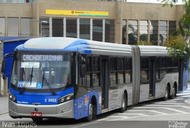 Sambaíba Transportes Urbanos 2 3053 na cidade de São Paulo, São Paulo, Brasil, por Ivan da Silva Lopes. Número da foto: #2826986.