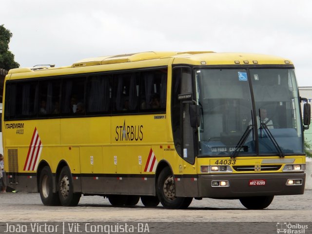 Viação Itapemirim 44033 na cidade de Vitória da Conquista, Bahia, Brasil, por João Victor. ID da foto: 2828217.