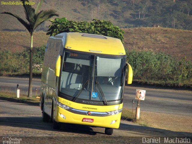 Viação Itapemirim 60531 na cidade de João Monlevade, Minas Gerais, Brasil, por Daniel  Machado. ID da foto: 2828006.