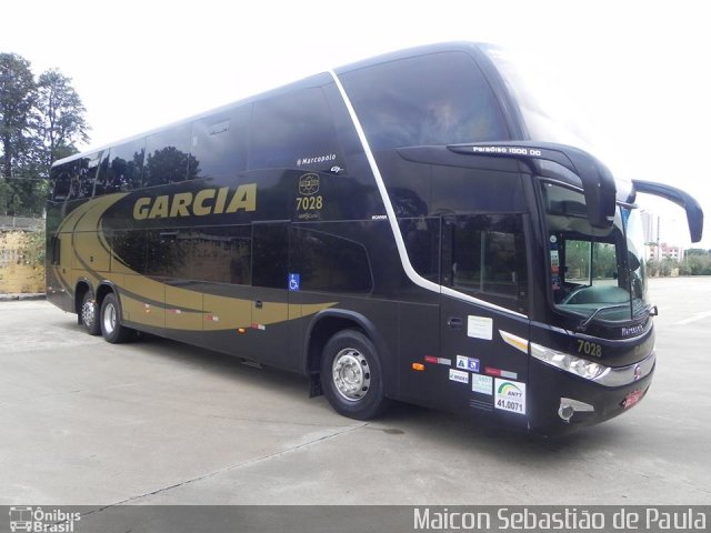 Viação Garcia 7028 na cidade de Maringá, Paraná, Brasil, por Maicon Sebastião de Paula. Número da foto: #2826976.