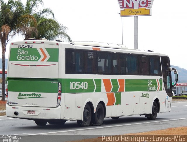 Cia. São Geraldo de Viação 10540 na cidade de Ribeirão Vermelho, Minas Gerais, Brasil, por Pedro Henrique Gumercindo da Silva. Número da foto: #2879191.
