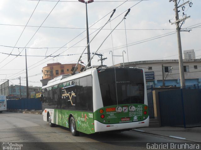 Metra - Sistema Metropolitano de Transporte 7203 na cidade de Diadema, São Paulo, Brasil, por Gabriel Brunhara. ID da foto: 2879324.