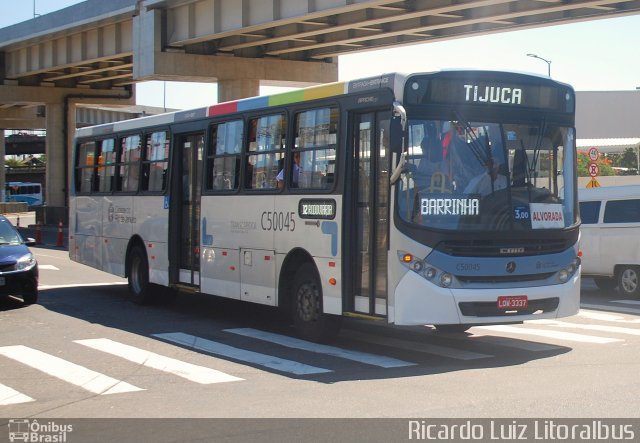 Tijuquinha - Auto Viação Tijuca C50045 na cidade de Rio de Janeiro, Rio de Janeiro, Brasil, por Ricardo Luiz. Número da foto: #2880032.