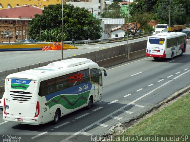 Bel-Tour Transportes e Turismo 370 na cidade de Aparecida, São Paulo, Brasil, por Fabio Alcantara. ID da foto: 2880009.