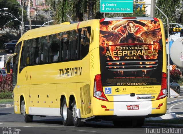 Viação Itapemirim 60789 na cidade de Vitória, Espírito Santo, Brasil, por Tiago Baldan. Número da foto: #2880026.