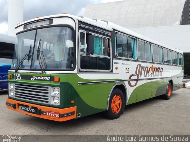 Viação Graciosa 155 na cidade de São Paulo, São Paulo, Brasil, por André Luiz Gomes de Souza. Número da foto: #2901733.